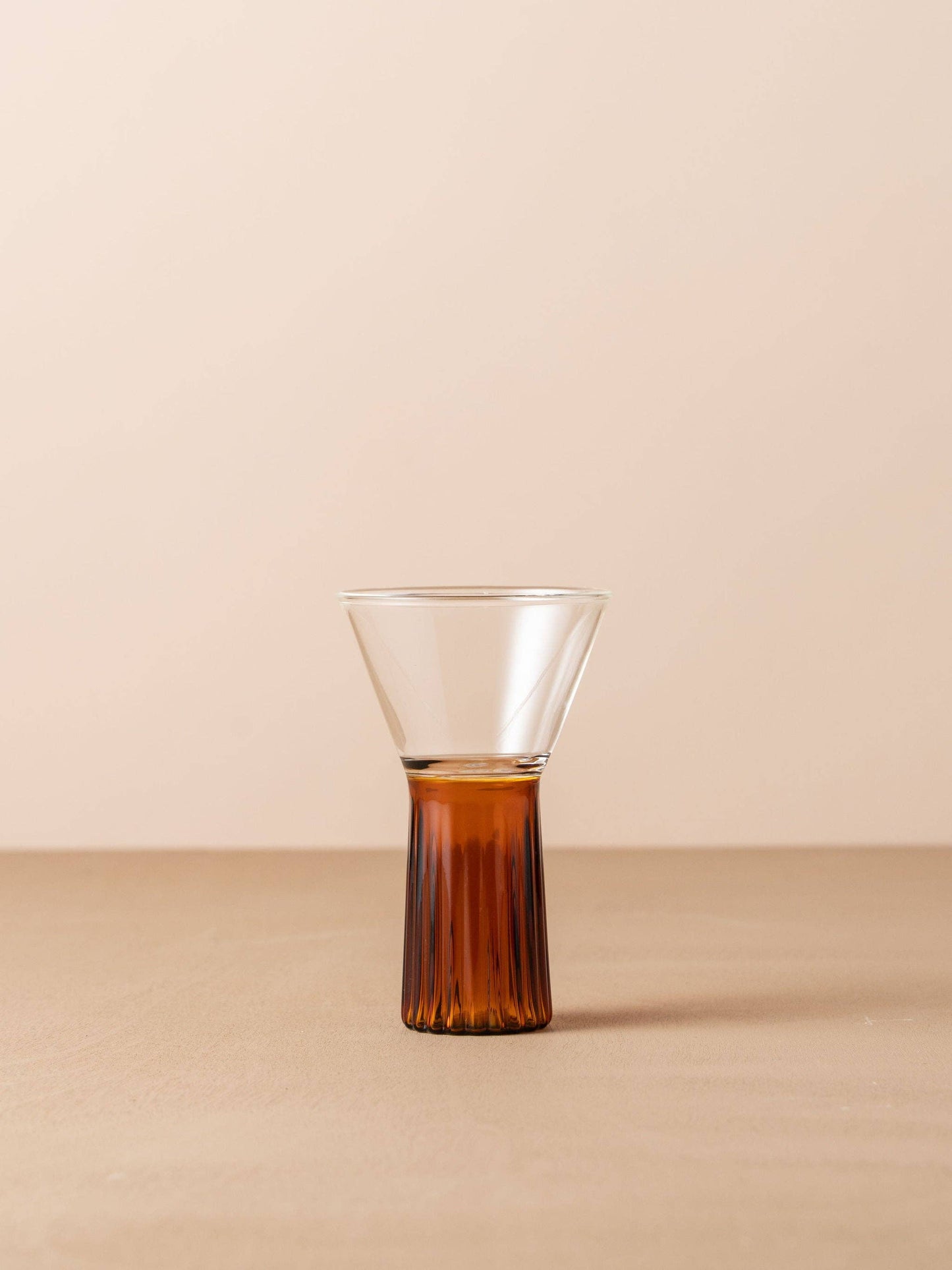Kairos Wine Glass — Clear & Amber