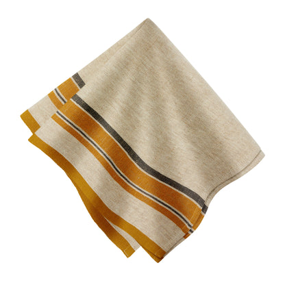 Antibes Linen Napkin Set — Natural & Mustard
