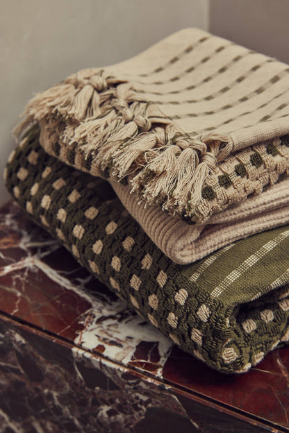 Chickpea Hand-Loomed Towel — Olive & Stone