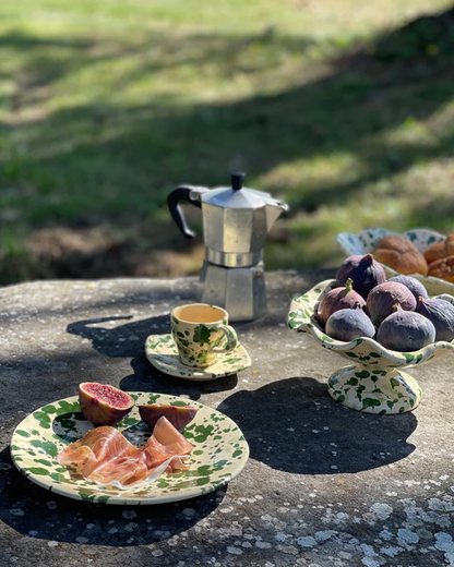 Tuscan Caffè Cup & Saucer Set — Green
