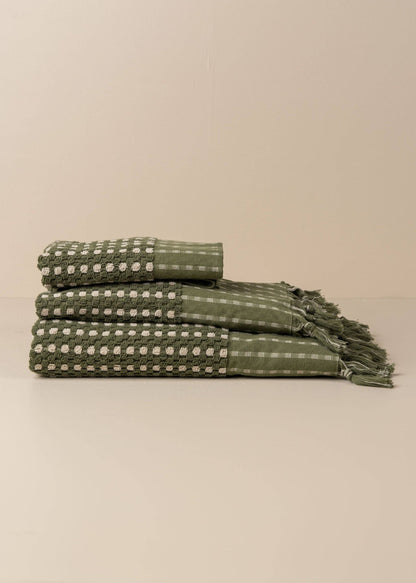 Chickpea Hand-Loomed Towel — Olive & Stone