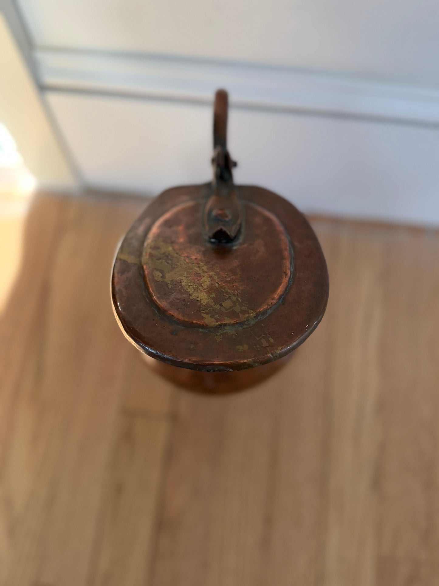 19th-Century Hand-Hammered Copper Pitcher Circa 1820–1840