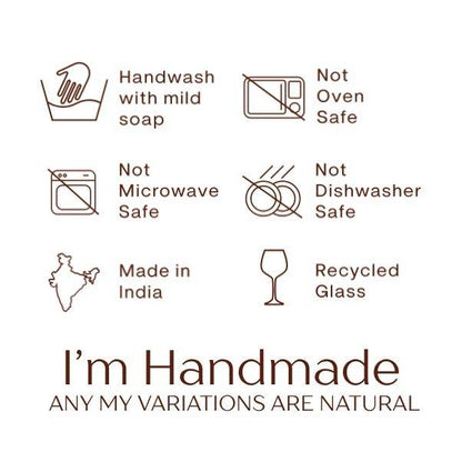 Hammered Glass Pitcher — Natural