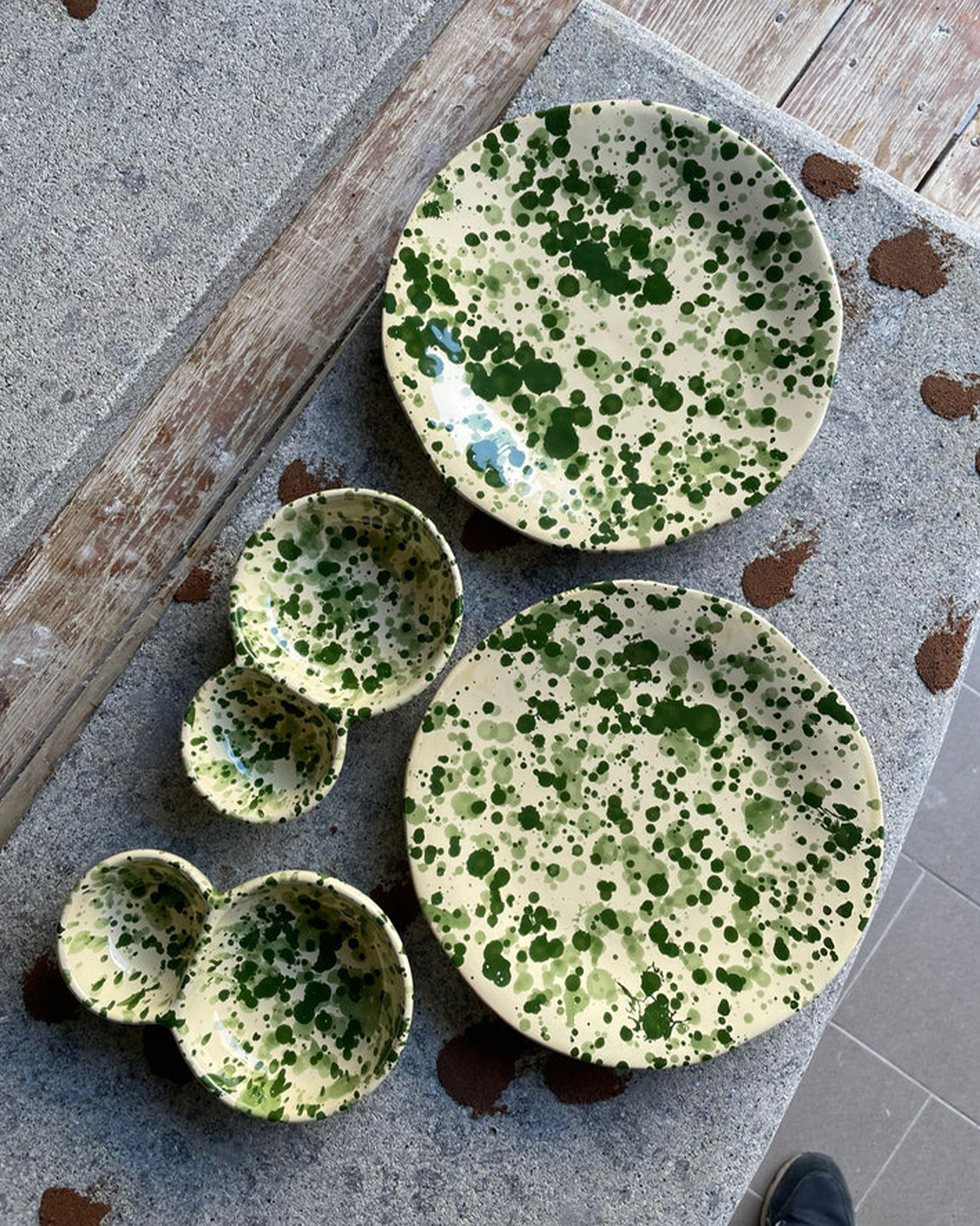 Olive & Pit Dish — Green