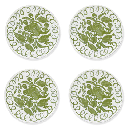 Amalfi Dessert Plate — Green