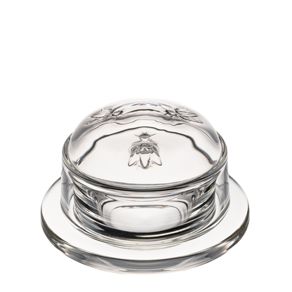 Bee Glass Butter Dish