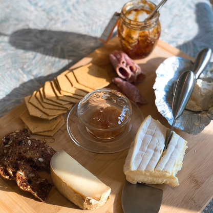 Bee Glass Butter Dish